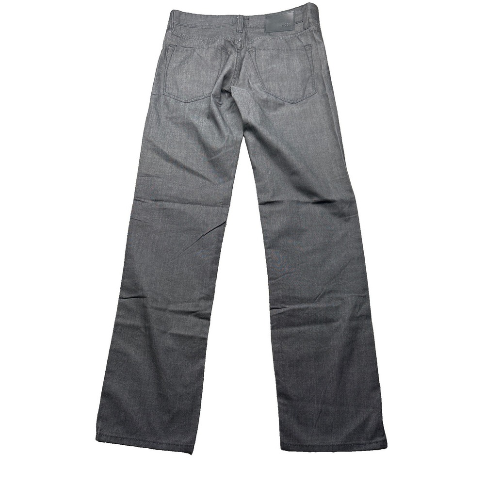 Hugo Boss Mens Pants 30x32 Gray Regular Fit Dress Trousers